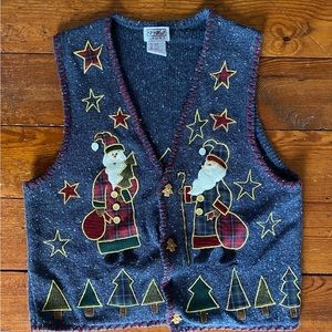 Vintage Christmas vest